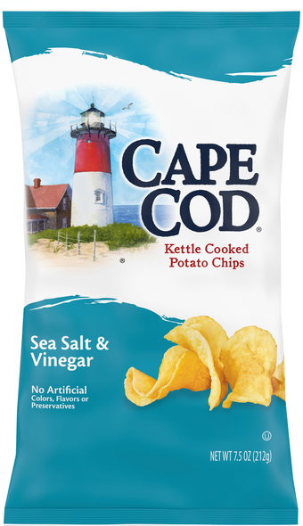 Cape Cod Sea Salt & Vinegar Kettle Cooked Potato Chips