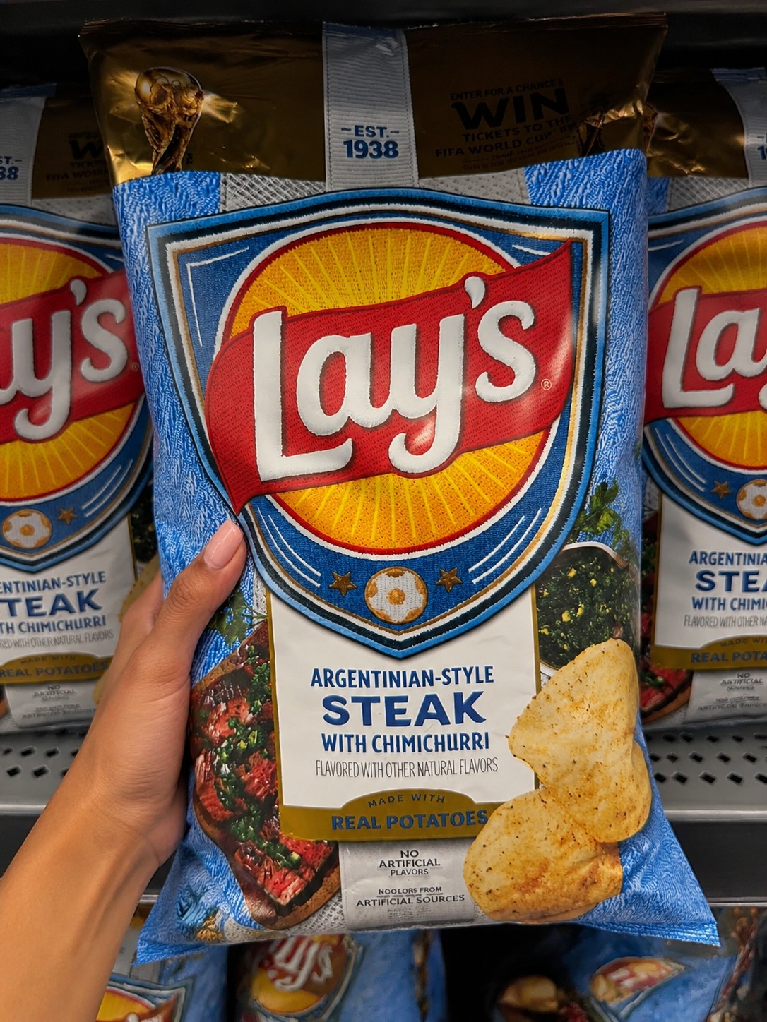 Lay's ARGENTINIAN-STYLE STEAK WITH CHIMICHURRI