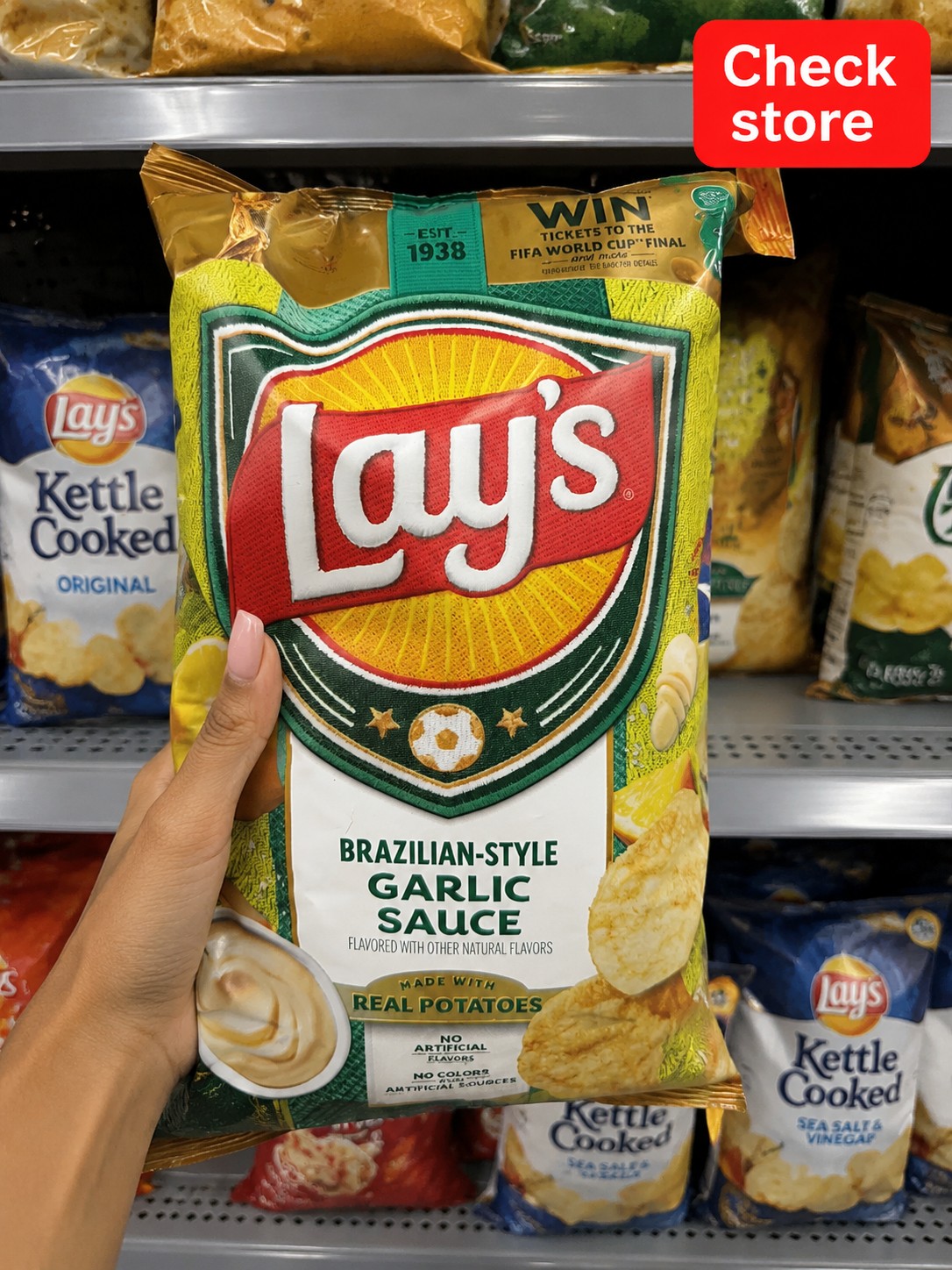 Lay's Brazilian-Style Garlic Sauce