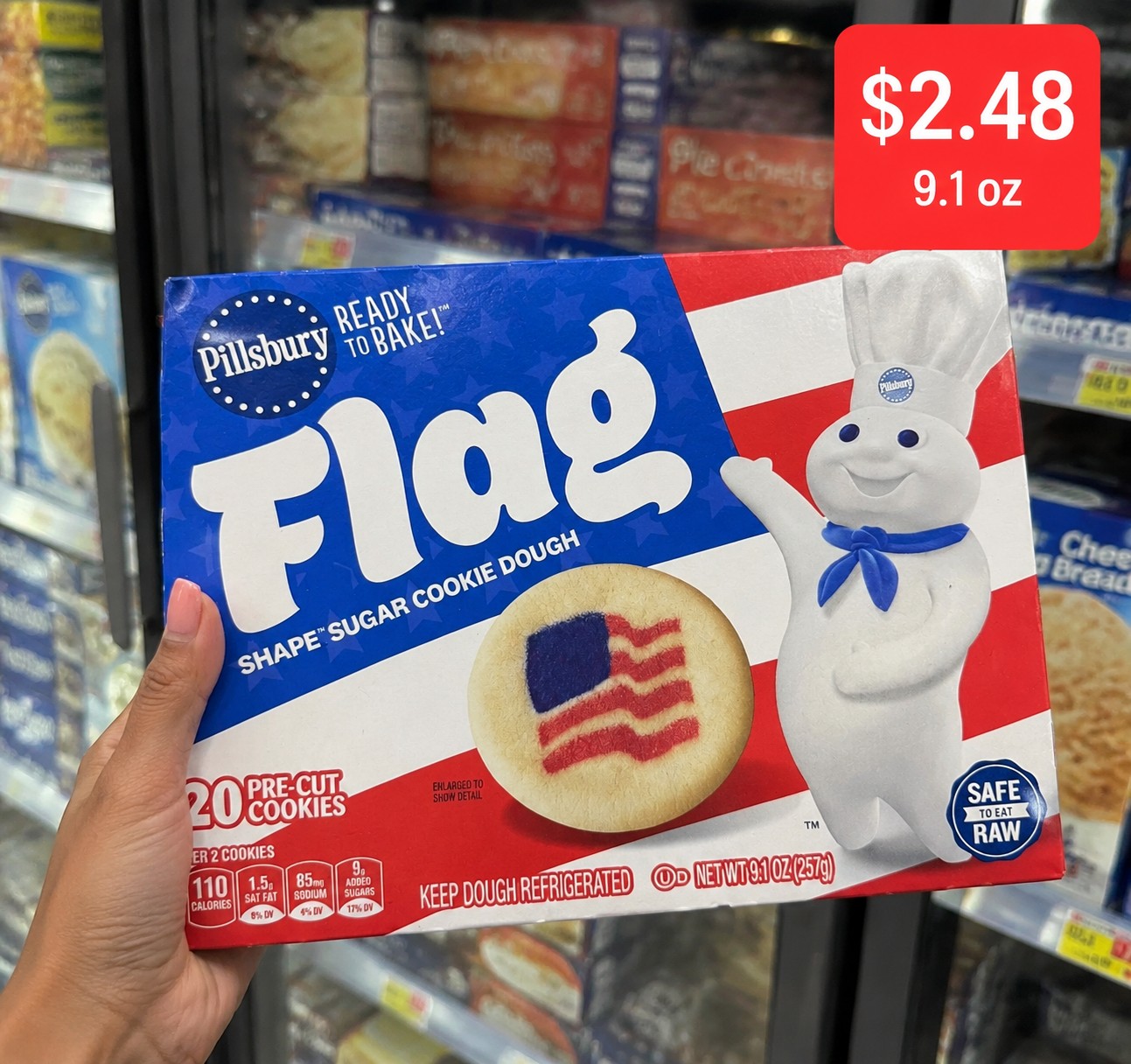 Pillsbury Flag SHAPE™ SUGAR COOKIE DOUGH