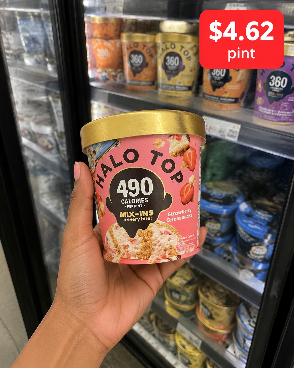 Halo Top Strawberry Cheesecake
