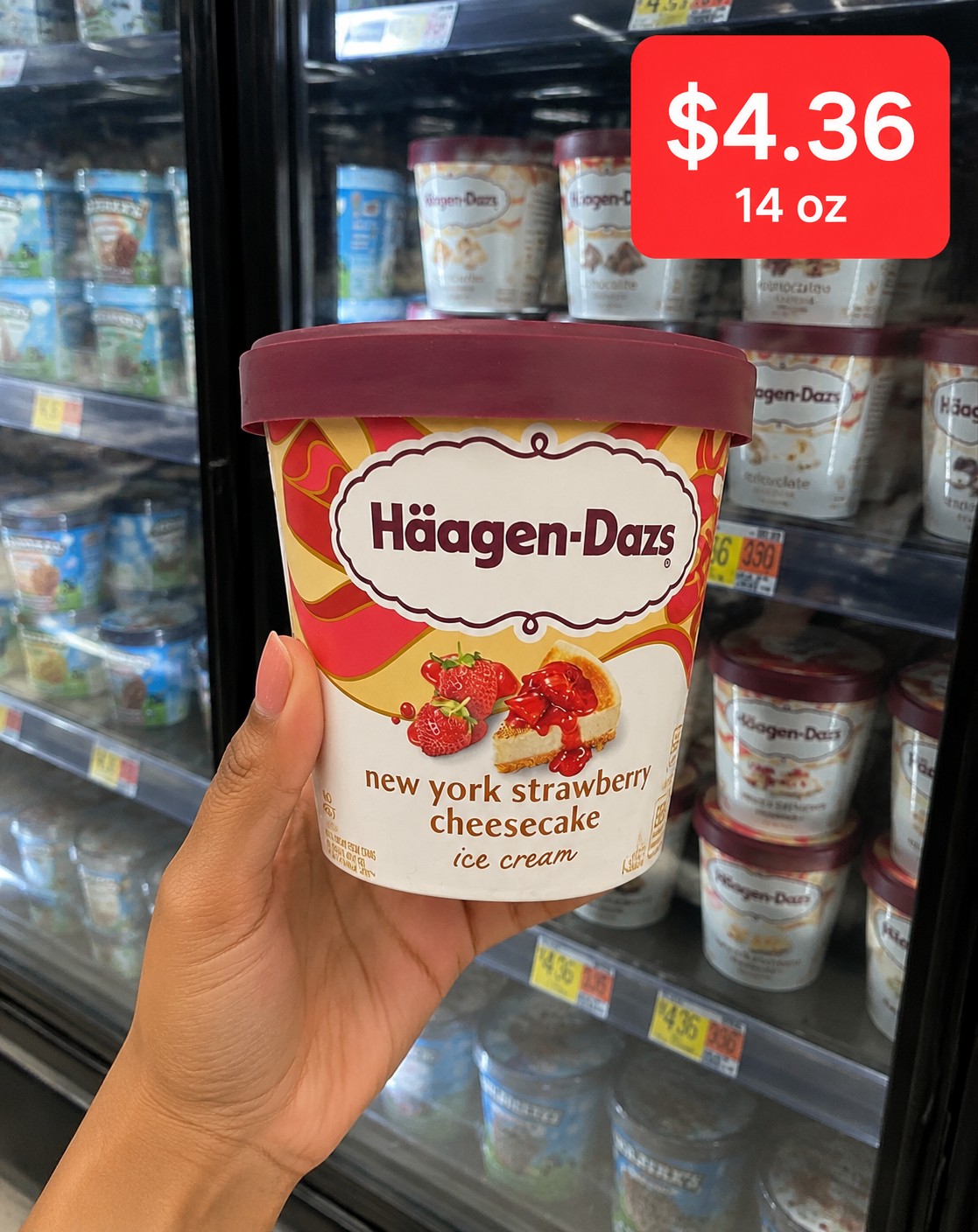 Häagen-Dazs new york strawberry cheesecake ice cream