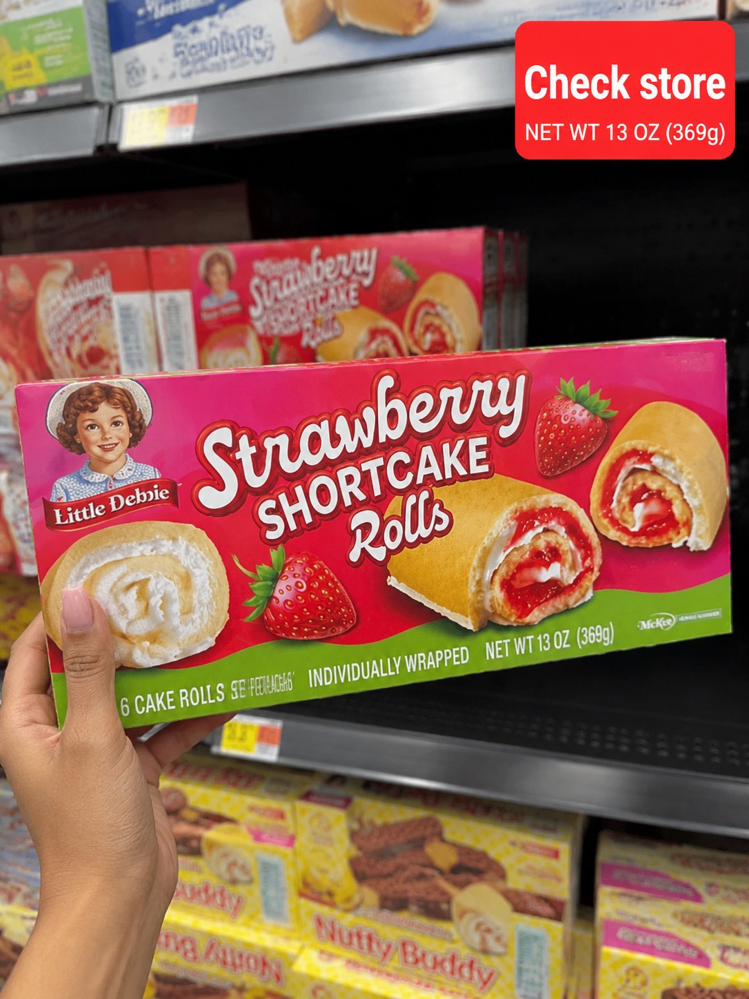 Little Debbie Strawberry Shortcake Rolls
