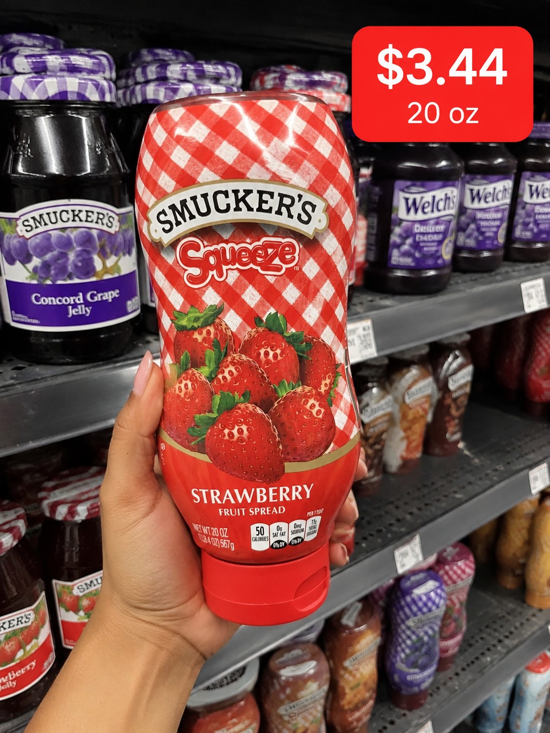 SMUCKER'S Squeeze STRAWBERRY FRUIT SPREAD