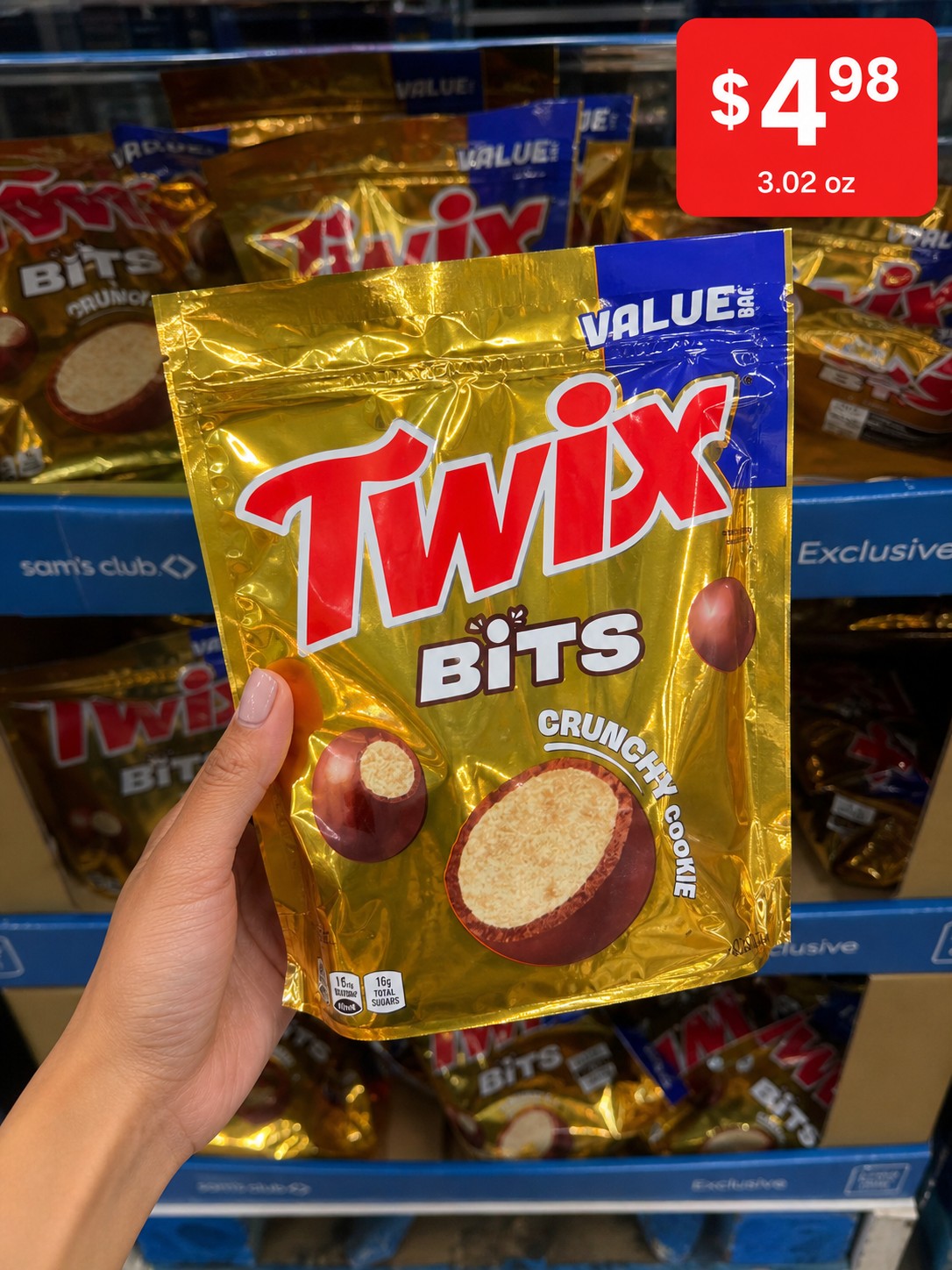Twix Bits Crunchy Cookie