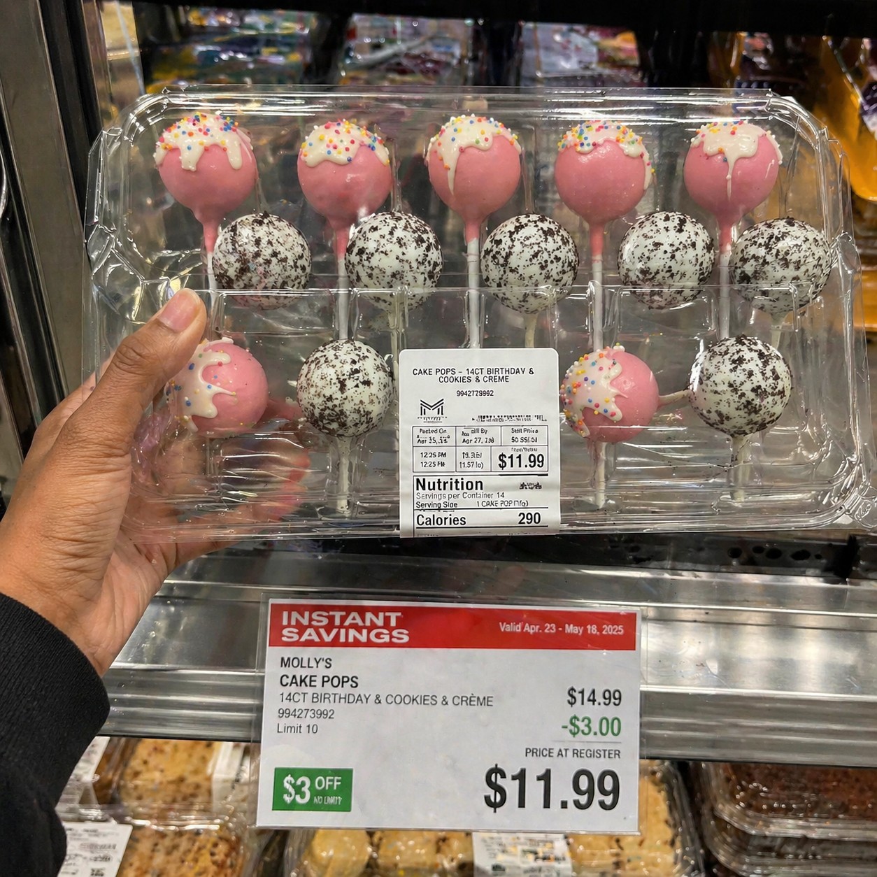 Member's Mark CAKE POPS - 14CT BIRTHDAY & COOKIES 'N CREME