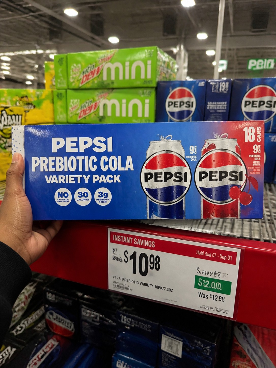 PEPSI PREBIOTIC COLA VARIETY PACK