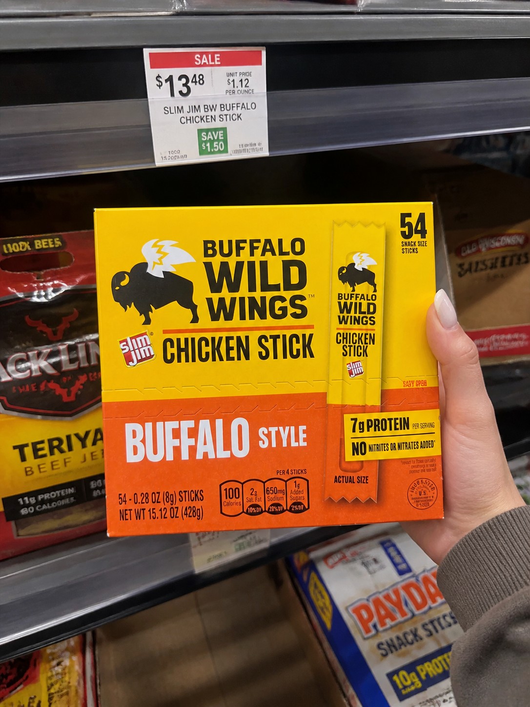 Slim Jim Buffalo Wild Wings Chicken Stick