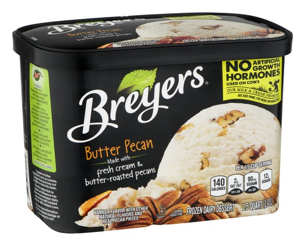 Breyers Butter Pecan Frozen Dairy Dessert | $5.99 - Buy 1, Get 1 Free