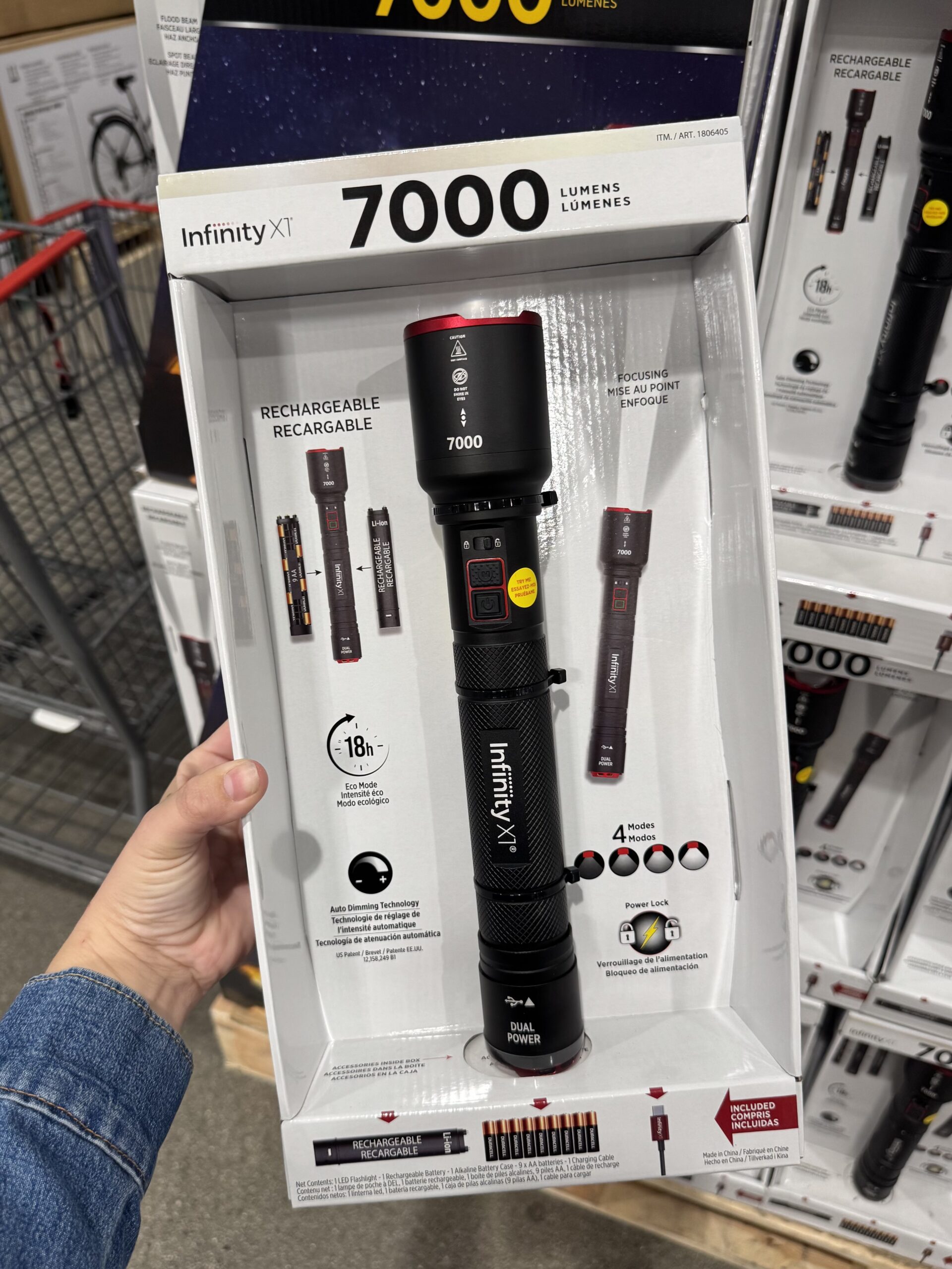 Infinity X1 7000 Lumens Flashlight
