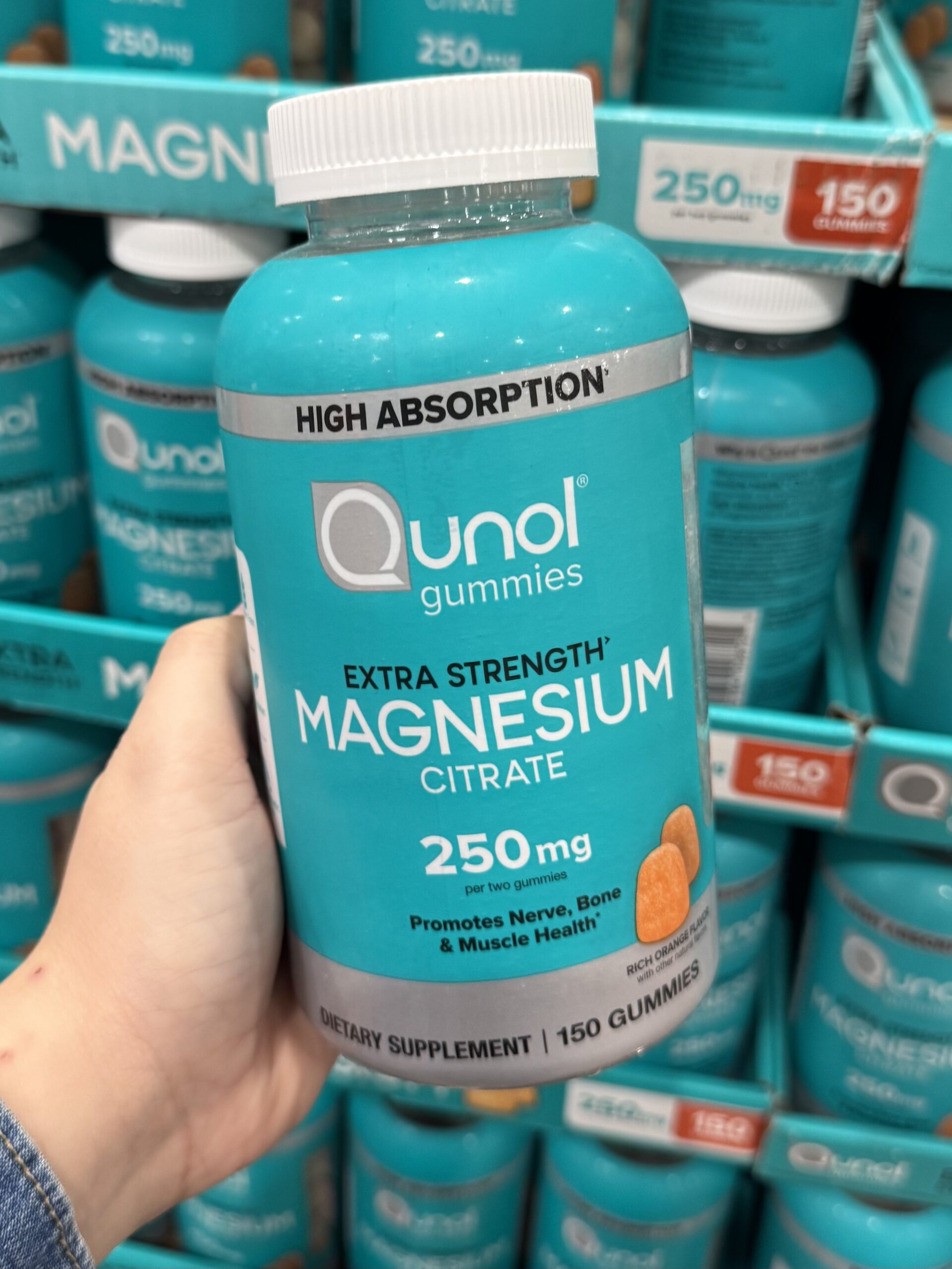 Qunol Magnesium Citrate 250mg Gummies