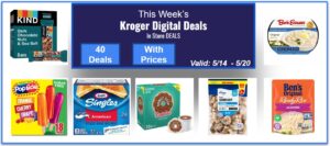 Kroger Weekly Digital Deals For You (In Store DEALS)