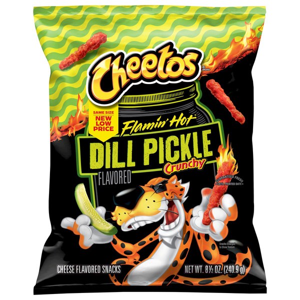 Cheetos Crunchy Cheese Flavored Snacks Flamin' Hot Dill Pickle | $5.49 - Buy 1, Get 1 Free