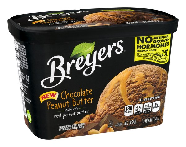 Breyers Chocolate Peanut Butter Ice Cream | $5.99 - Buy 1, Get 1 Free