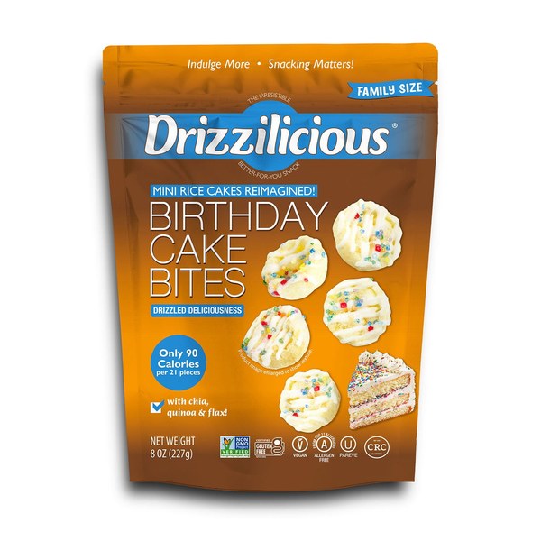 Drizzilicious Birthday Cake Bites