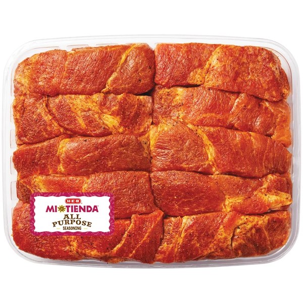 H-E-B Mi Tienda Seasoned Country-Style Boneless Pork Ribs – All Purpose – Value Pack: $9.57 - $8.37