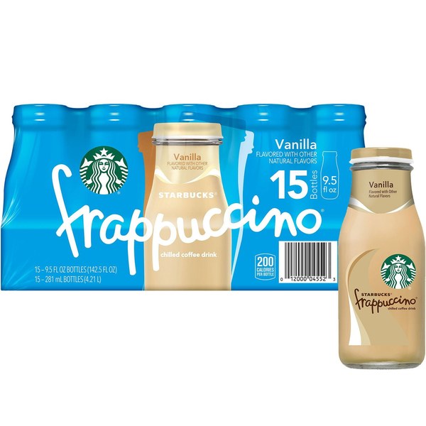Starbucks Frappuccino Vanilla Coffee Drinks (15-pack) — $21.98 (Exp: 05/31/26)