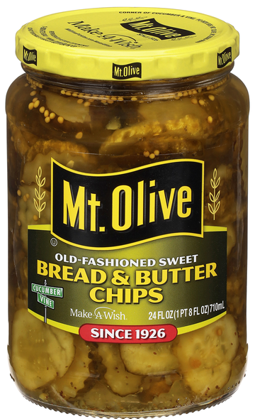 Mt. Olive Old-Fashioned Sweet Bread & Butter Pickle Chips
