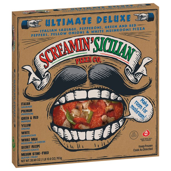 Screamin' Sicilian Pizza Co. Ultimate Deluxe Pizza 26.90 oz | $8.99 - $4.99