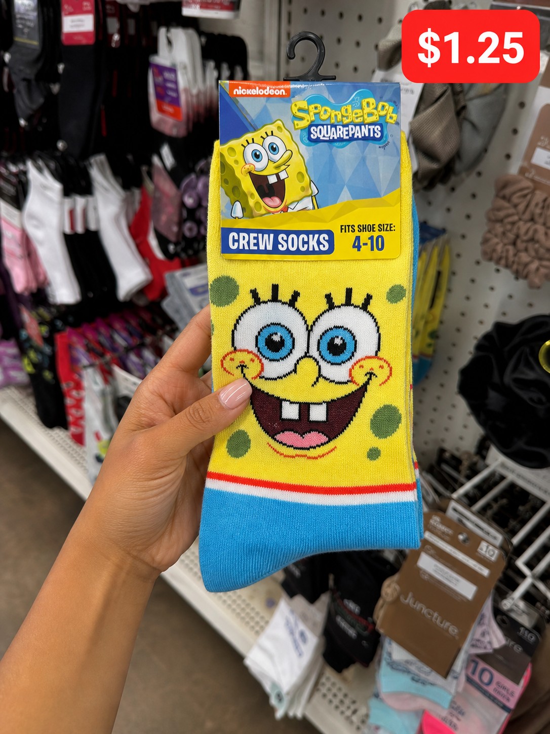 Nickelodeon SpongeBob SQUAREPANTS CREW SOCKS