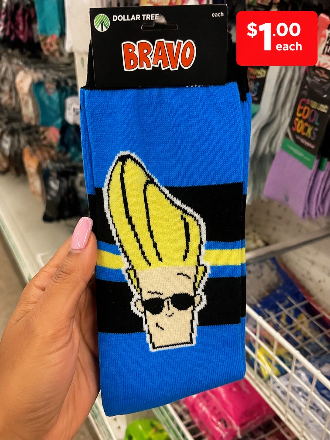 BRAVO Johnny Bravo Socks