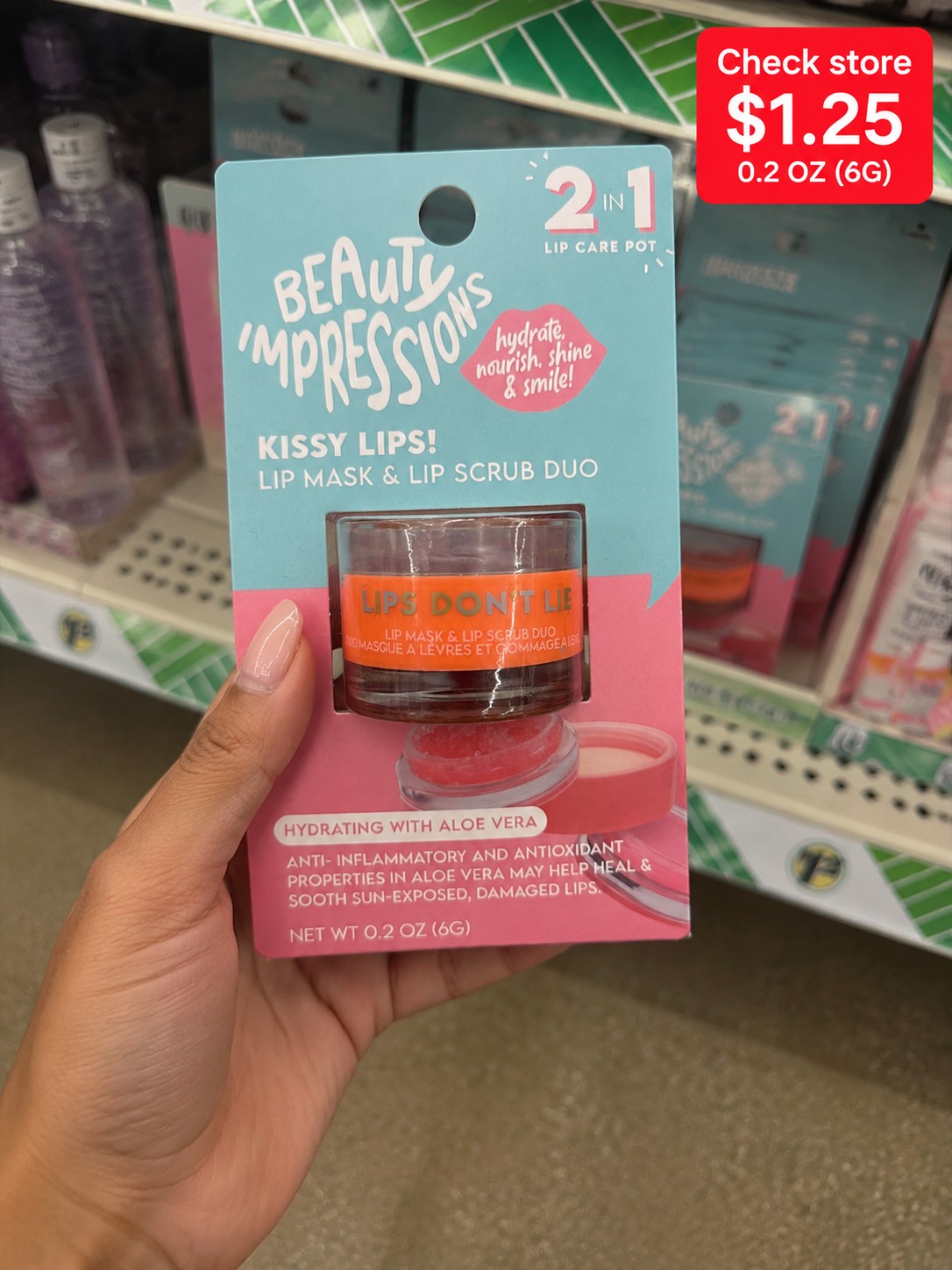 Beauty Impressions Kissy Lips! Lips Don't Lie Lip Mask & Lip Scrub Duo