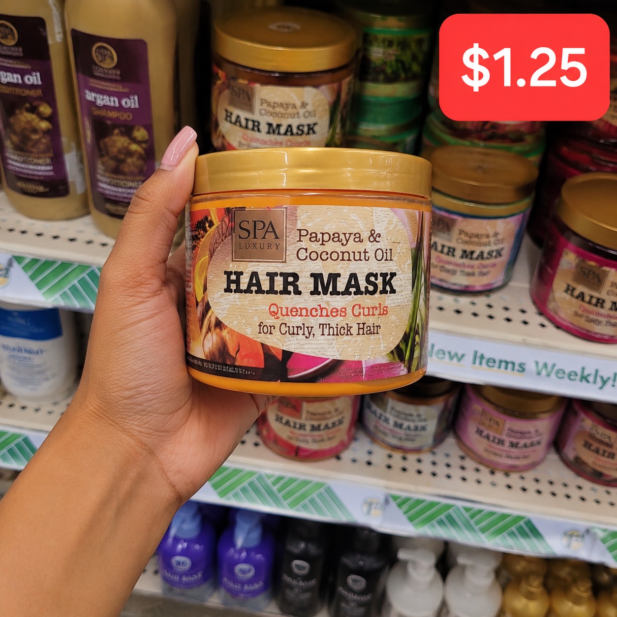 SPA LUXURY Papaya & Coconut Oil HAIR MASK