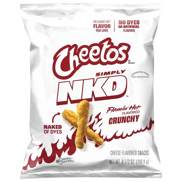 Cheetos Simply NKD Crunchy Cheese Flavored Snacks Flamin Hot | $5.49 - Buy 1, Get 1 Free