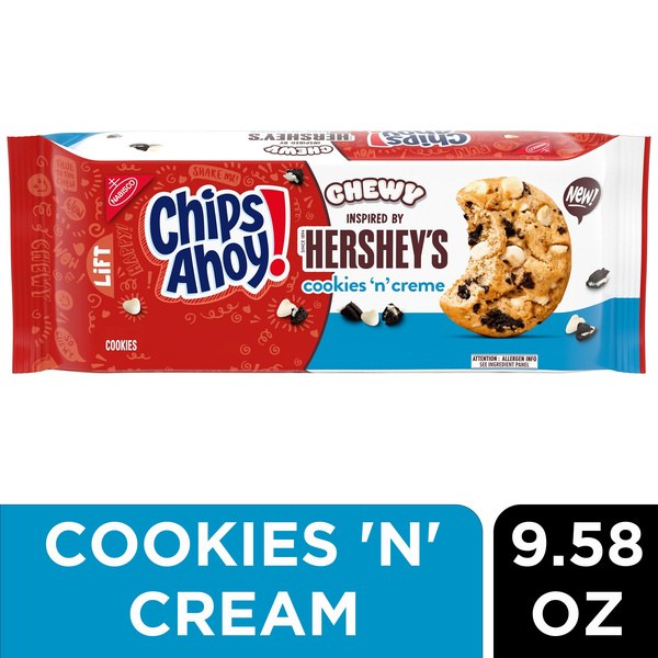 CHIPS AHOY! Chewy Hershey's Cookies 'n' Creme Bar-Inspired Cookies | $4.49 - $2.48