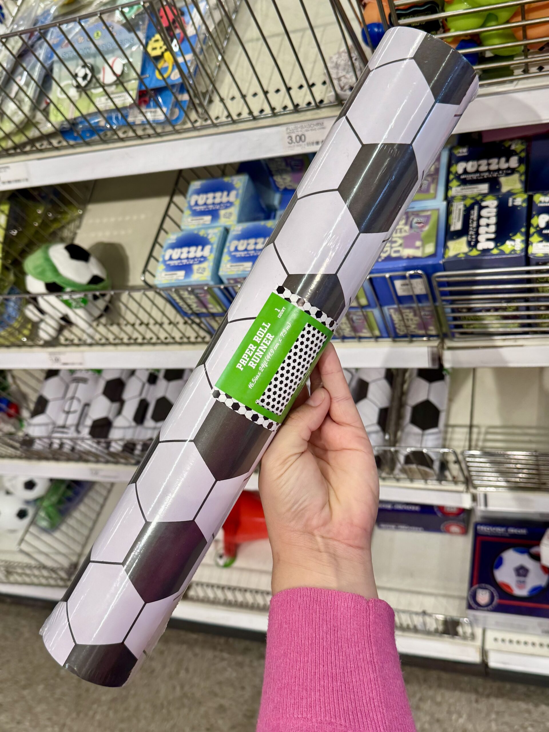 Paper Roll Runner - in store