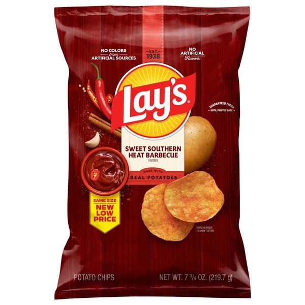 Cheetos Flavor Swap, Lay's Sweet Southern Heat Barbecue | $5.49 - Buy 1, Get 1 Free