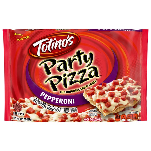 Totino's The Original Crisp Crust Pepperoni Party Pizza | 4 for $6.00