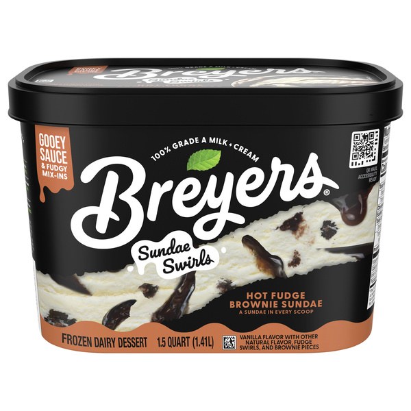 Breyers Sundae Swirls Hot Fudge Brownie Sundae | $5.99 - Buy 1, Get 1 Free