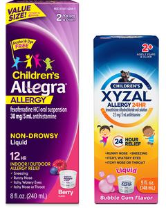 Children’s ALLEGRA or Children’s XYZAL Allergy 24HR