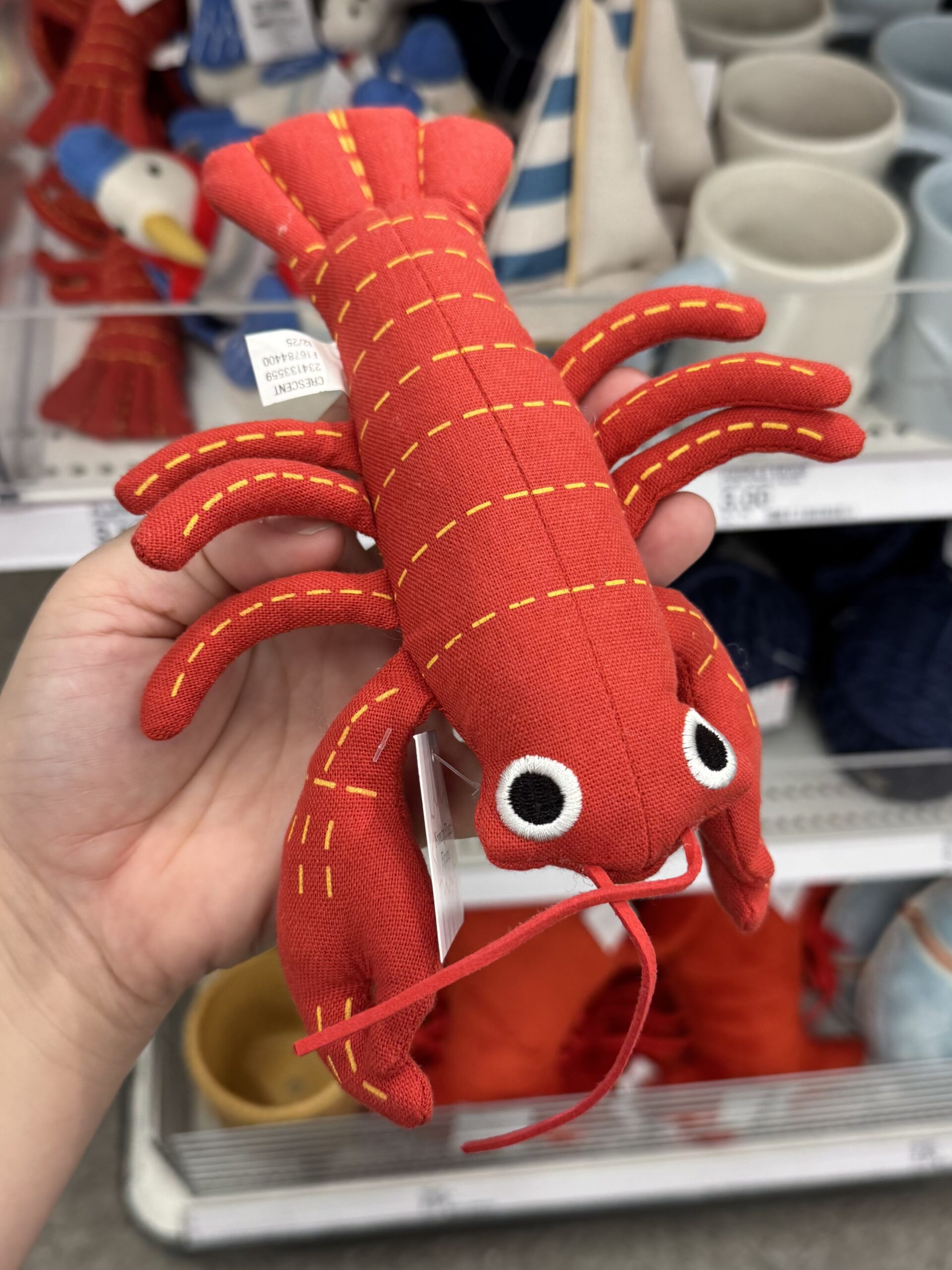 Bullseye's Playground Plush Lobster - in store