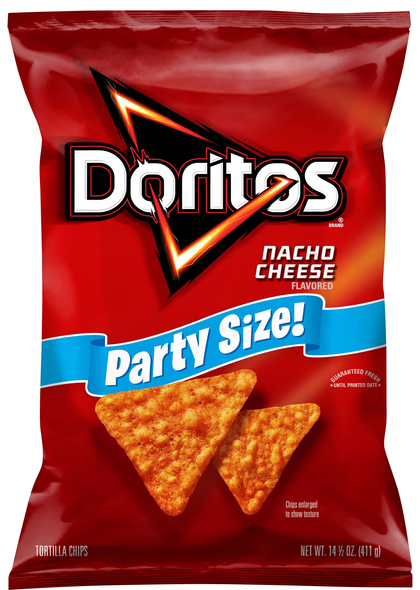 Doritos Nacho Cheese Tortilla Chips Party Size