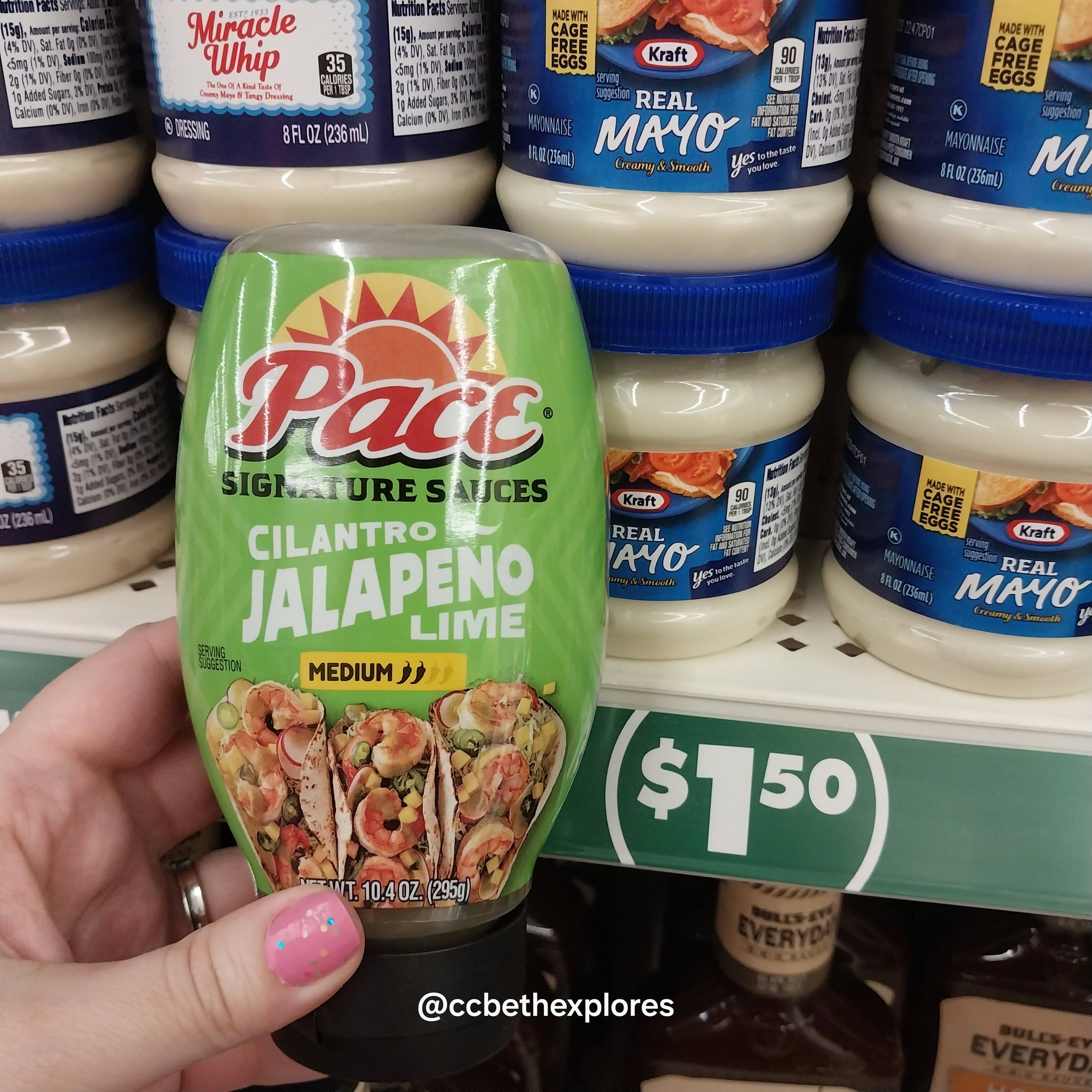 Pace Signature Sauces Cilantro Jalapeno Lime