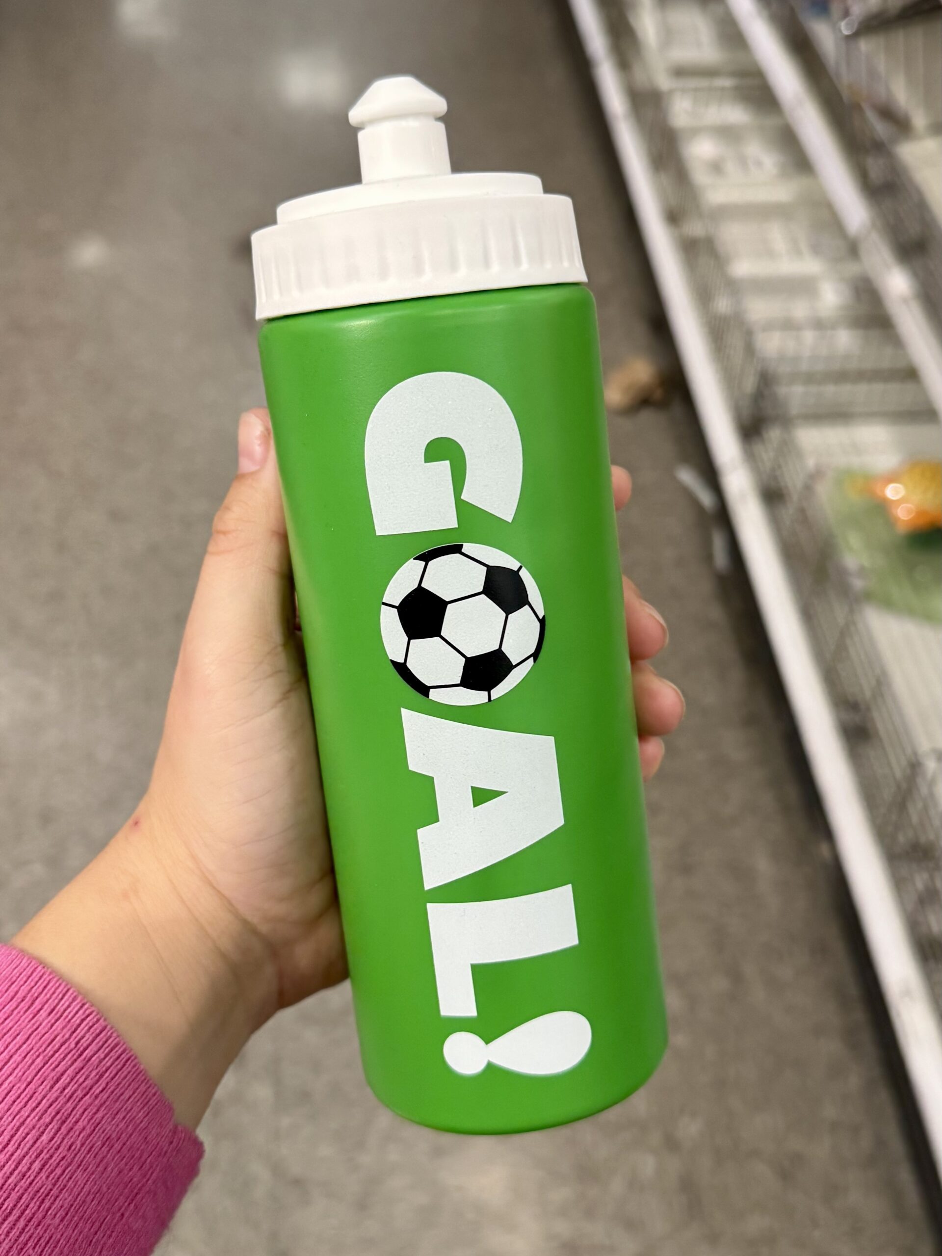 Goal Soccer Water Bottle - in store