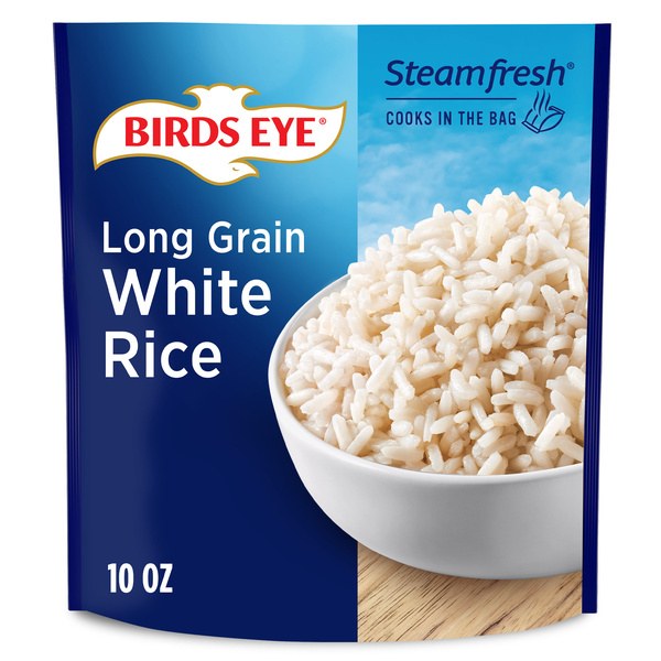 Birds Eye Long Grain White Rice, Frozen Side, 10 oz. Bag | $1.49 - 99¢