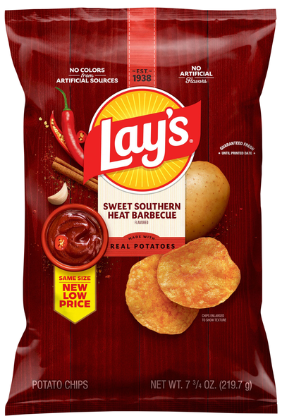 Lay's Sweet Southern Heat Barbecue Potato Chips