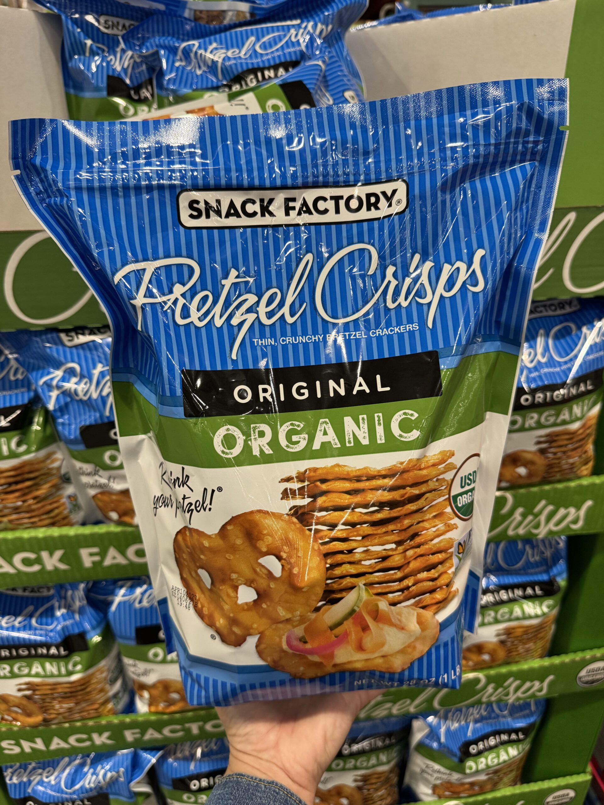 Snack Factory Organic Pretzel Crisps