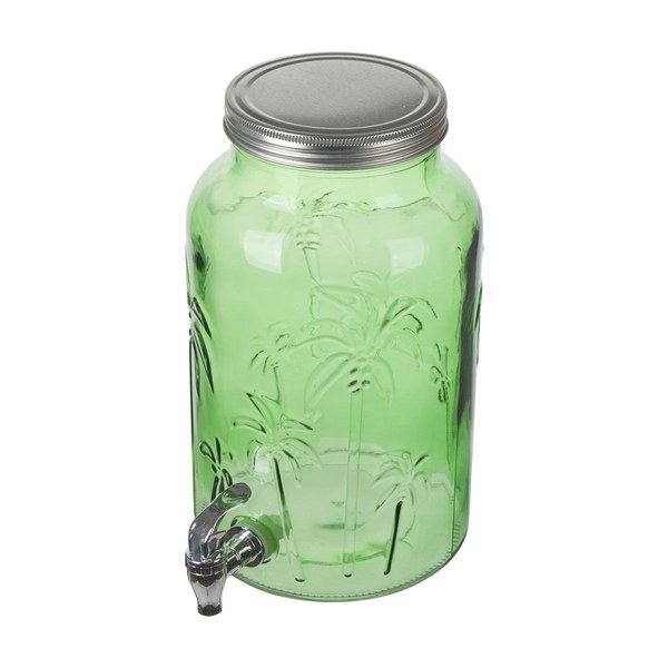 Embossed Glass Beverage Pitchers
