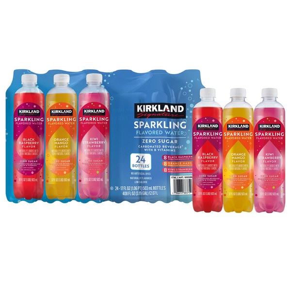 23. Kirkland Signature Sparkling Water (Cucumber Lime)