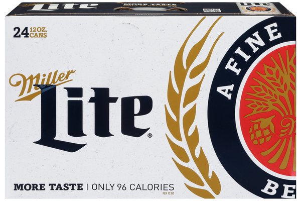 Miller Lite Pilsner Beer - 24 pk