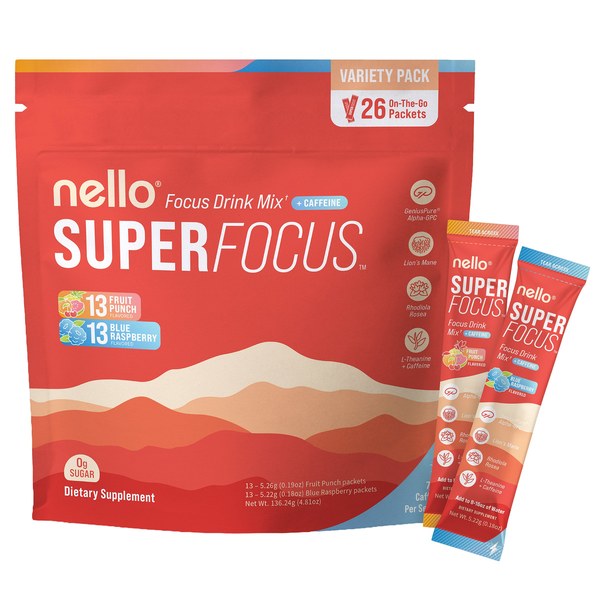 Nello Superfocus Drink Mix (26 ct) $39.99 -> $32.99