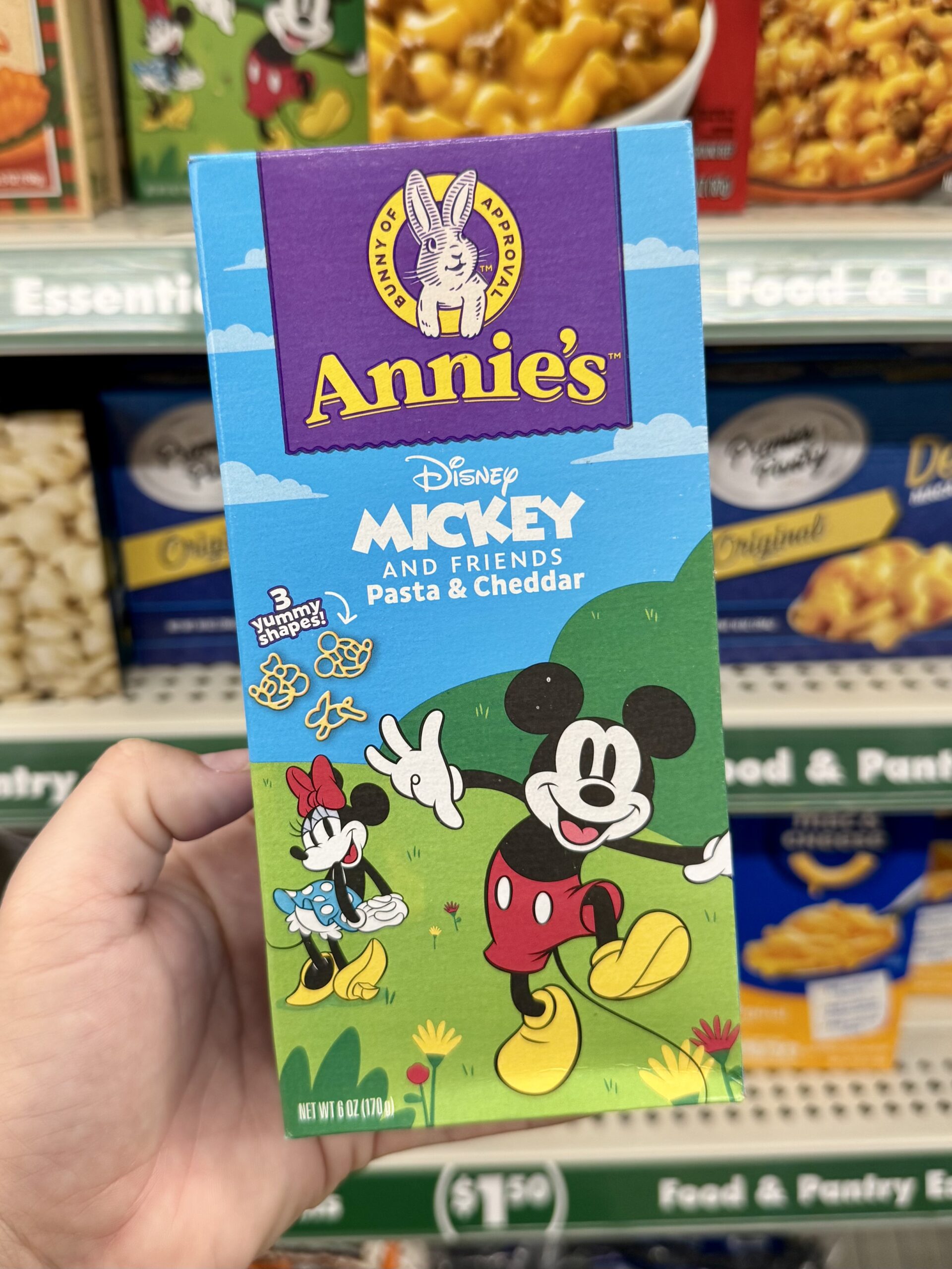 Annie's Mickey Pasta & Cheddar - in store