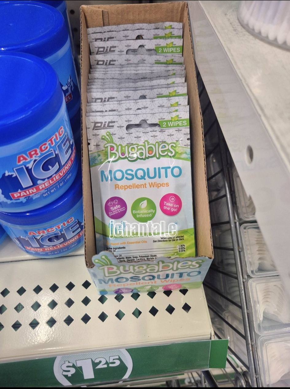 Bugables MOSQUITO Repellent Wipes