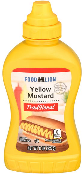 Food Lion Traditional Yellow Mustard