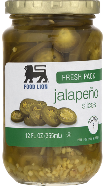 Food Lion Fresh Pack Sliced Jalapeno Peppers