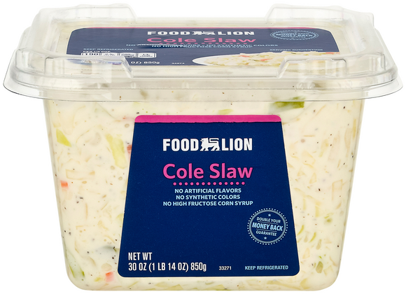 Food Lion Deli Cole Slaw